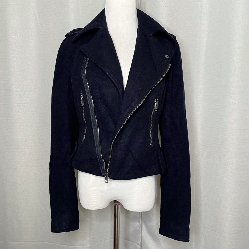 AEO Wool blend moto jacket